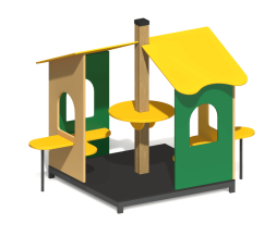 Домик-беседка Весна ПС-59.1 для детской площадки, фото 1