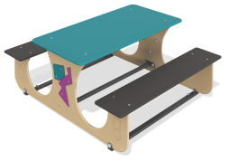 Стол детский Конструктивизм ЛГСД-30.3 для игровой площадки, фото 1