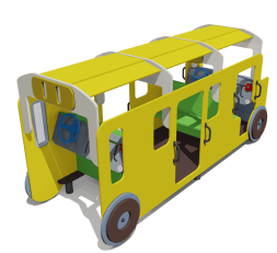 Игровой комплекс Автобус ВСТ 1120 для детской площадки, фото 2