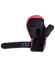 Перчатки для рукопашного боя HSIF RF3112L, 12oz, L, к/з, красный