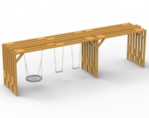 Пергола для подвесов Альков 10 Пергола для подвесов Альков 10