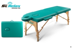 Массажный стол Relax Nirvana Pro бирюзовая кожа, фото 1