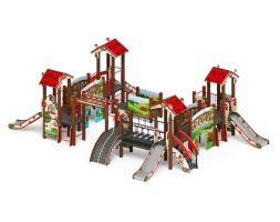 Детская игровая площадка В гостях у сказки ДИК 1.05.01-10.С H=900, фото 1