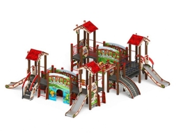 Детская игровая площадка В гостях у сказки ДИК 1.05.01-10.С H=900, фото 3