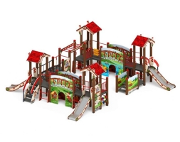 Детская игровая площадка В гостях у сказки ДИК 1.05.01-10.С H=900, фото 2