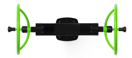 Рули (положение сидя) зеленый - Уличный тренажер - СТ 106-12, фото 5