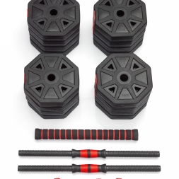 Гантели гексагональные разборные с грифом, 50 кг (2 шт. х 25 кг.) (2 места), фото 2