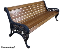 Скамейка парковая Ренессанс, Лиственница 1,5 м Скамейка парковая Ренессанс, Лиственница 1,5 м