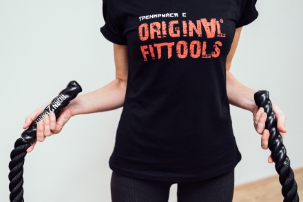 Скакалка тяжелая для функционального тренинга 38мм x 3м, фото 4