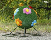 Топиари шар Поляна, h=135 см - газон Eco