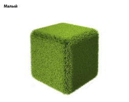 Топиари Куб, зеленый, Большой - газон Deluxe, фото 3