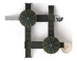 Детская игровая площадка Карнавал Шанхай ДИК 2.22.04-02 H=1200 H=2000, винтовой скат, фото 5