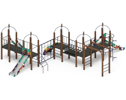 Детская игровая площадка Навина Н 1200 ДИК 2.09.08-02, фото 1