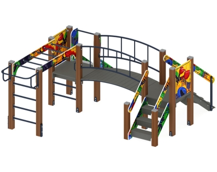 Детская игровая площадка Карапуз Граффити ДИК 1.001.05-03 Н=750, фото 3