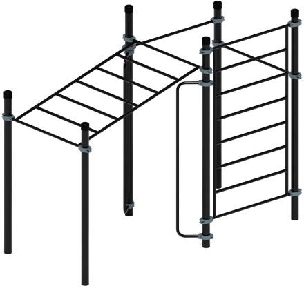 Воркаут ЛОВ 89 серый ВТ 101.12-03, фото 4