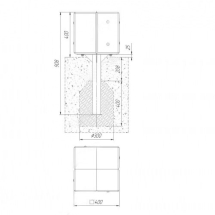 Сиденье Песочный кубик