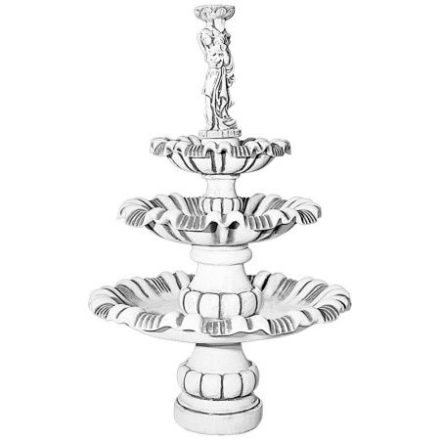 Фонтан скульптурный "Девушка" 3 чаши артикул 756, фото 1