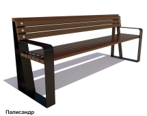 Скамейка уличная Отдых, Сосна 0,6 м Скамейка уличная Отдых, Сосна 0,6 м