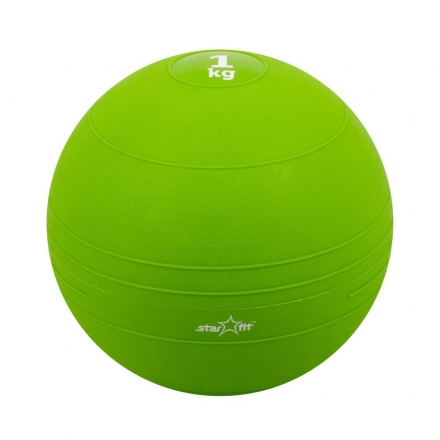 Медбол GB-701, 1 кг, зеленый, фото 1