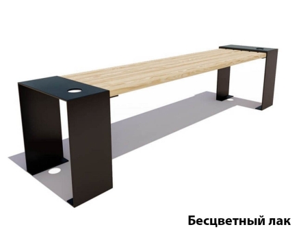 Парковая скамейка Красногорск, Лиственница 2,5 м, фото 5
