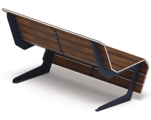 Скамья Волна спокойствия-1 (темный дуб) Скамья Волна спокойствия-1 (темный дуб)