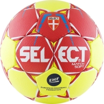 Мяч гандбольный матчевый "SELECT Match Soft", Senior (размер 3), для команд сред. уровня