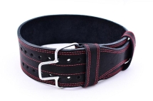 Пояс для пауэрлифтинга 100 мм, со скобой, двухслойный Пояс для пауэрлифтинга 100 мм, со скобой, двухслойный