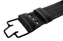 Пояс для пауэрлифтинга 100 мм, со скобой, двухслойный Пояс для пауэрлифтинга 100 мм, со скобой, двухслойный