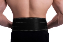 Пояс для пауэрлифтинга 100 мм, со скобой, двухслойный Пояс для пауэрлифтинга 100 мм, со скобой, двухслойный