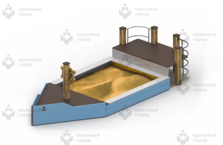 Песочница «Кораблик», фото 1