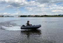 Моторная лодка ПВХ Фрегат 330 Air (НДНД) Зеленый