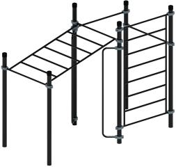 Воркаут ЛОВ 108 серый ВТ 102.12-03, фото 1