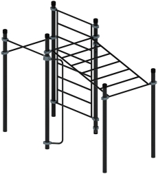 Воркаут ЛОВ 108 серый ВТ 102.12-03, фото 4