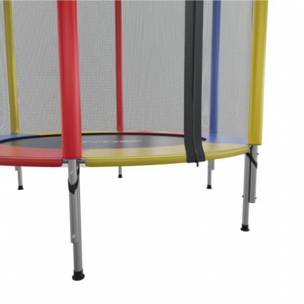 Детский батут с внешней сеткой EVO JUMP 4,5ft (140см), цветной, фото 4