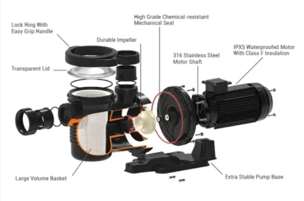 Насос с префильтром Emaux UPH 400, фото 2