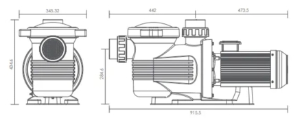 Насос с префильтром Emaux UPH 400, фото 3