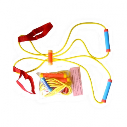 Эспандер универсальный Грация,с жесткими ручками и петлями для ног, фото 1