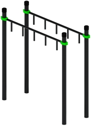 Воркаут ЛОВ 108 зеленый ВТ 102.10-02, фото 1