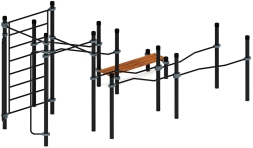 Воркаут ЛОВ 108 серый ВТ 102.13-03, фото 4