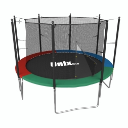 Батут Unix line Simple 8 ft Color (inside) с защитной сеткой, фото 1