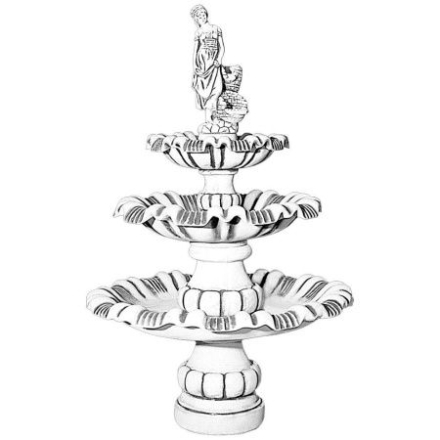 Фонтан скульптурный &quot;Девушка&quot; 3 чаши артикул 755, фото 1