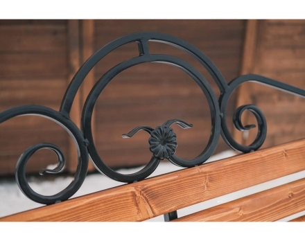 Скамейка TORUDA кованая «Франция» 2 м, фото 3