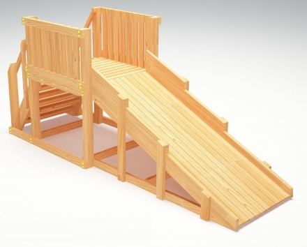 Зимняя деревянная горка “Зима wood” – 1, фото 1