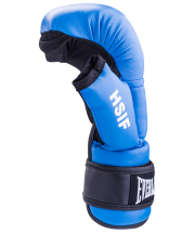 Перчатки для рукопашного боя HSIF RF3212L, 12oz, L, к/з, синий