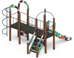 Детская игровая площадка Навина Н 1200 ДИК 2.09.03-02, фото 2