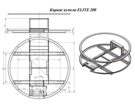 Купель ELITE 200 (термоберёза), фото 11