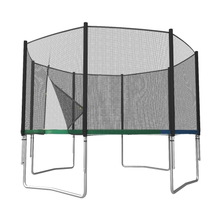 Батут Unix line Simple 8 ft Color (outside) с защитной сеткой, фото 7