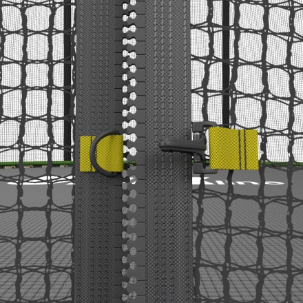 Батут Unix line Simple 8 ft Color (outside) с защитной сеткой, фото 3