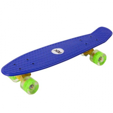 Круизер со светящимися колесами RGX PNB-01GW 22" синий, фото 1