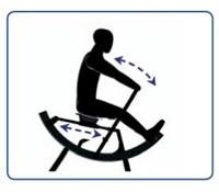 Гребной тренажер из нержавеющей стали УТЭ-052 